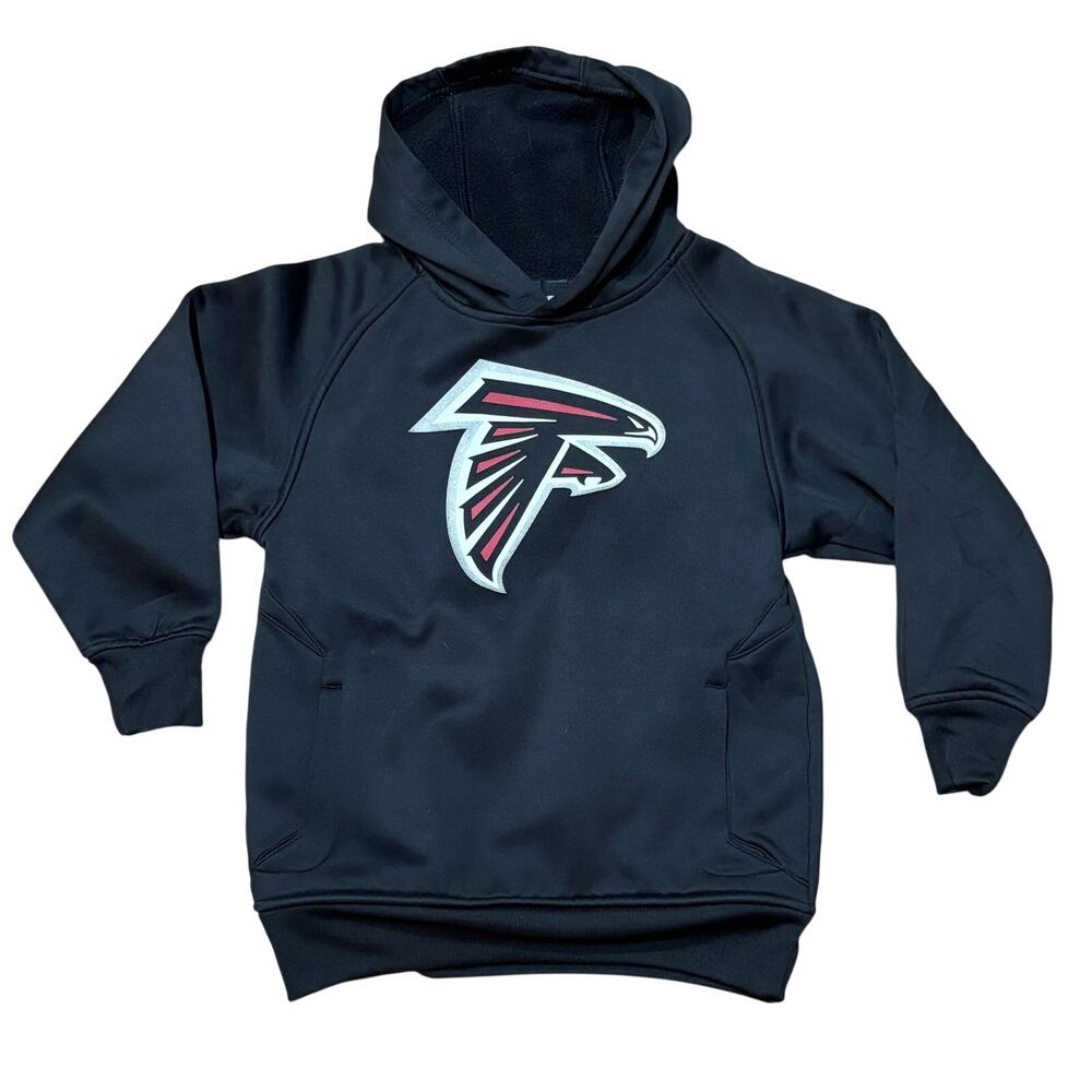 Atlanta Falcons Youth Pullover Hoodie Size Small 8 Polyester Black